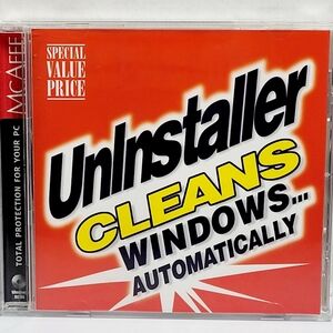 Rare Vintage 1999 Uninstaller Cleans Windows Automatically 95/98 (PC CD-ROM) Ver